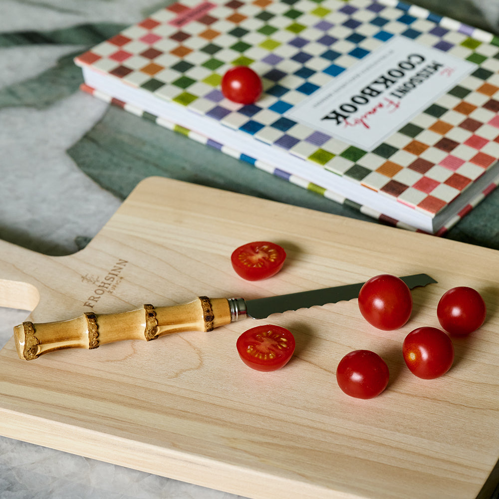 Tomatenmesser PANDA mit hellem Bambusgriff von Sabre Paris