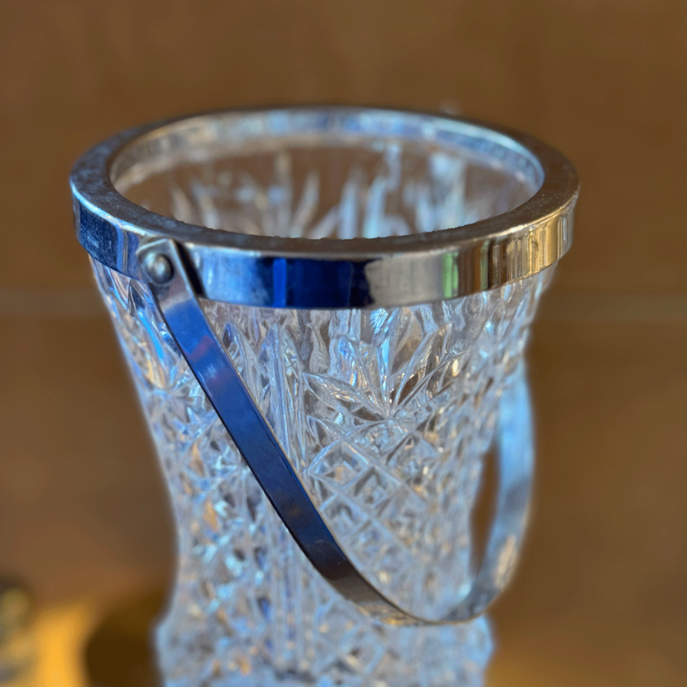 Eiskübel aus Pressglas - klar N° 4