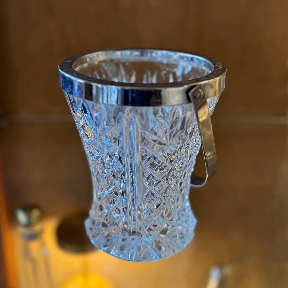 Eiskübel aus Pressglas - klar N° 4