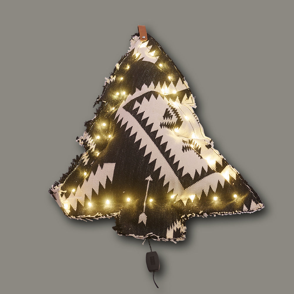 Christmas tree small NAVAJO - black &amp; white