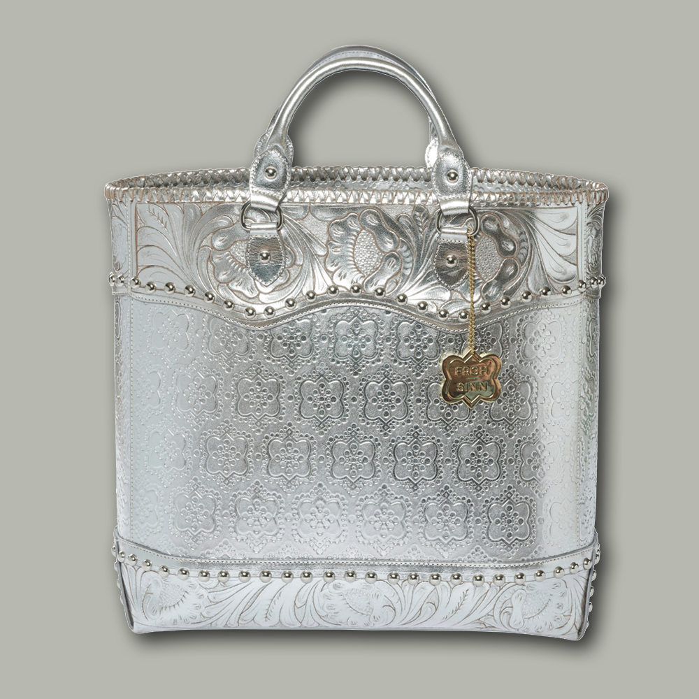 Tasche Western TUCSON icon in siber, front Ansicht