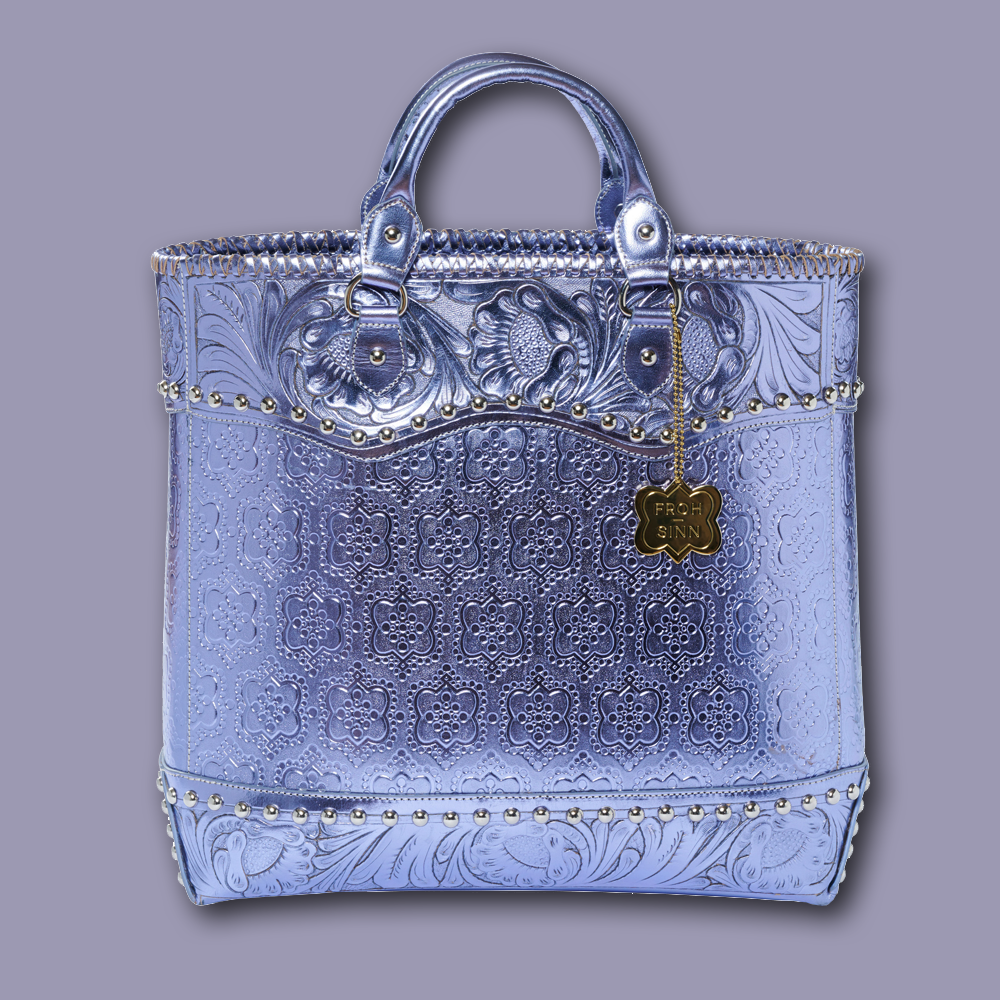 Tasche Western TUCSON icon in lila, front Ansicht