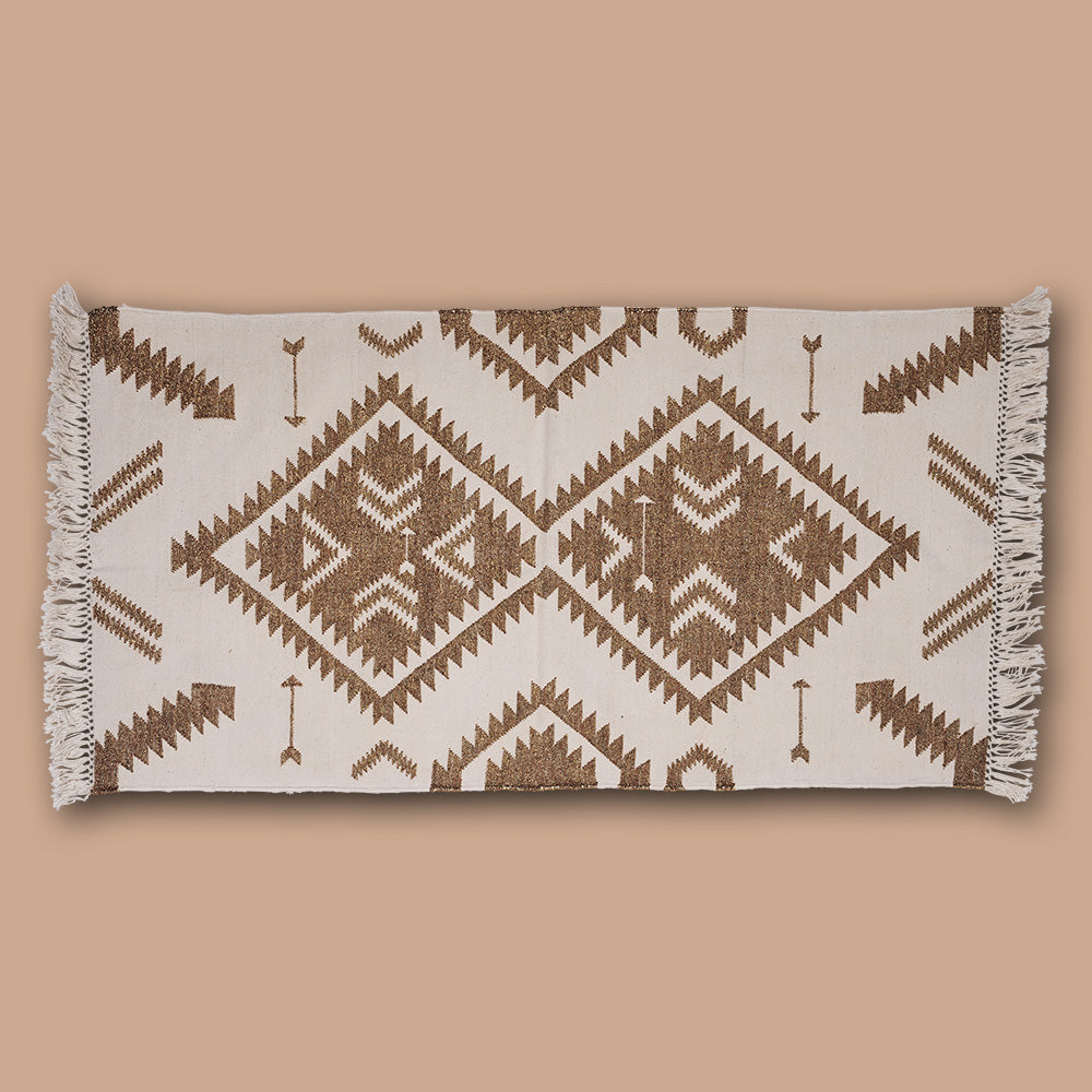 Teppich Navajo Glamour in bronze vom FROHSINN