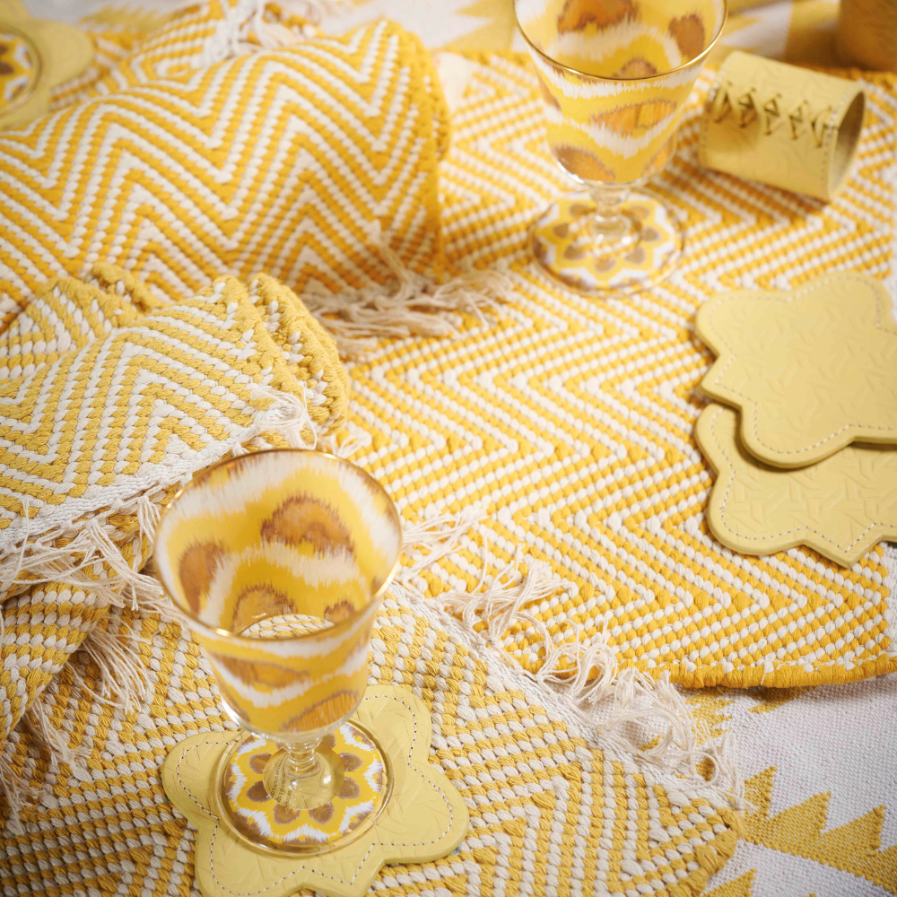 Tischset textil - saffron