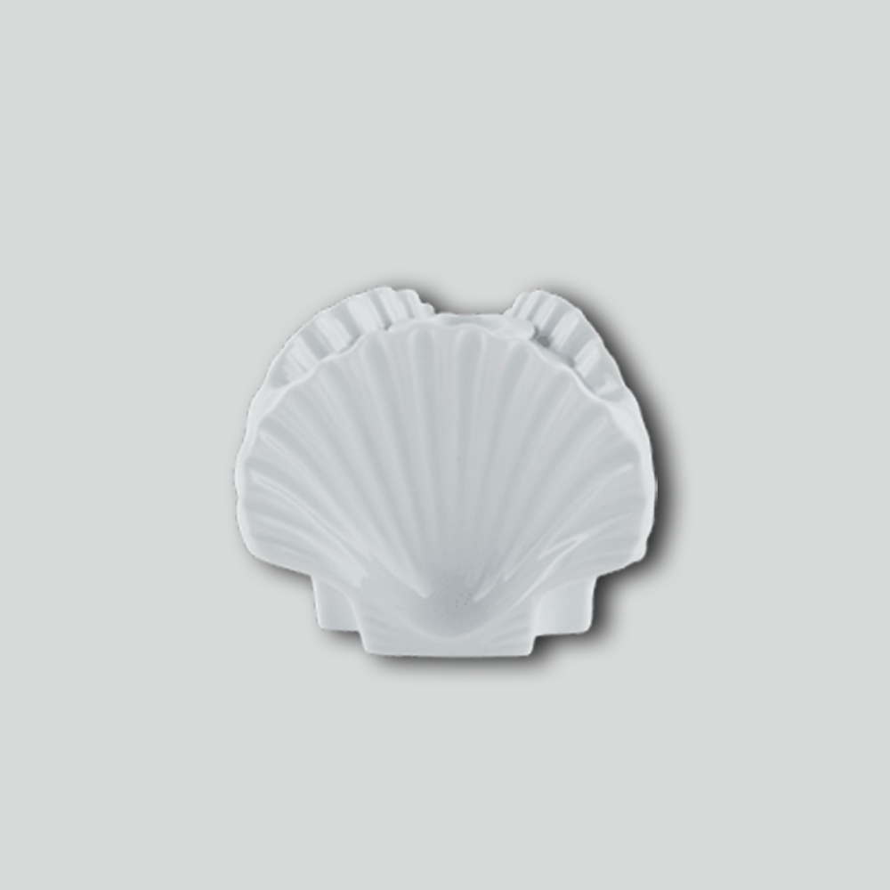 3 SHELLS VASE/CANDLEHOLDER WHITE von Ginori 1735