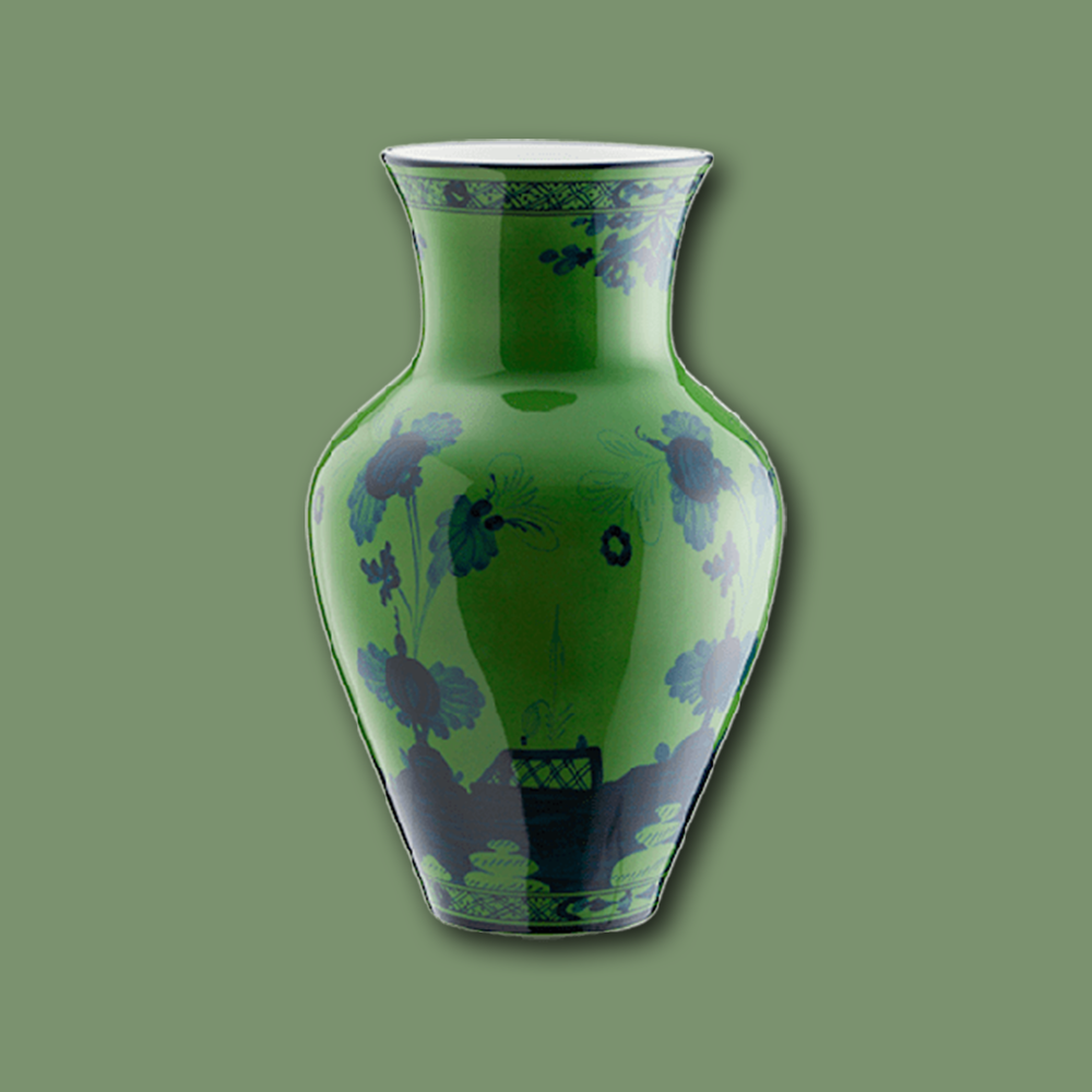 Ming vase ORIENTE ITALIANO - green blue