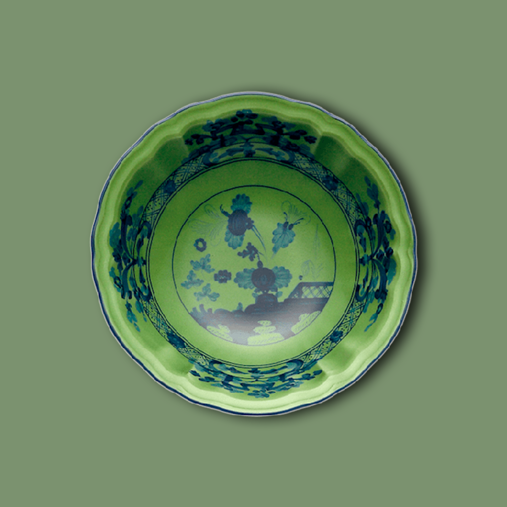 Früchteschale ORIENTE ITALIANO im Farbton Malachite von Ginori 1735