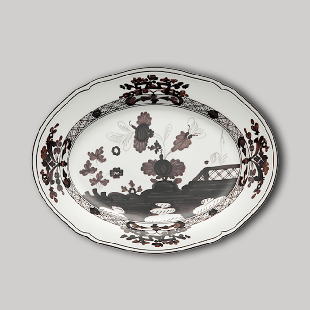 Servierteller oval ORIENTE ITALIANO im Farbton Albus von Ginori 1735