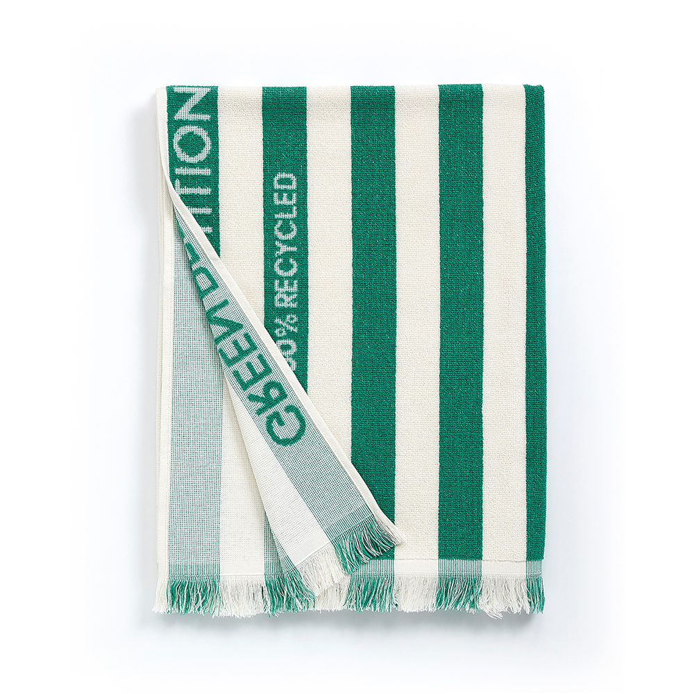 Delmor Lime Beach Towel from Green Petition