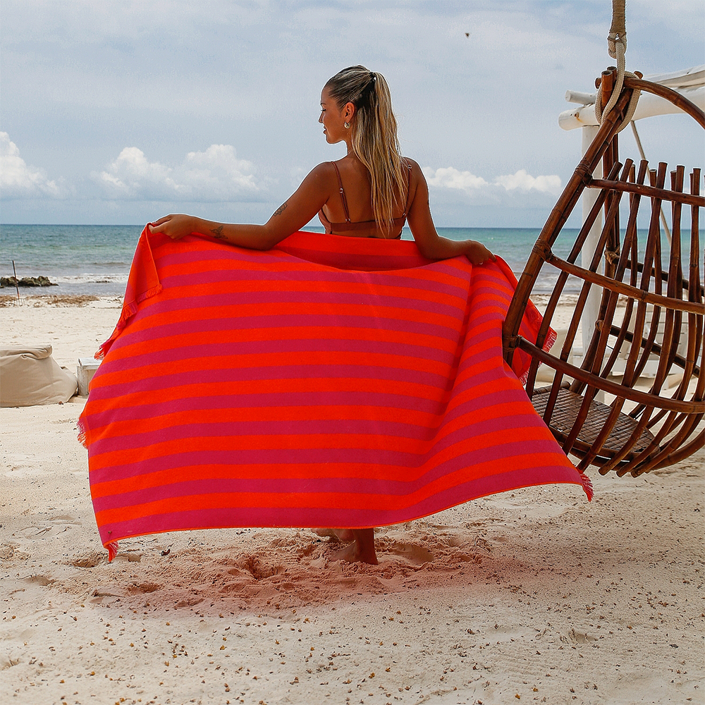 Maris Ruby Beach Towel from Green Petition