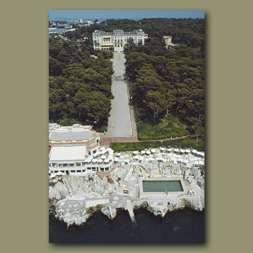 Wandbild Acrylglas Slim Aarons - Hotel du Cap-Eden-Roc 1976 von Getty Images