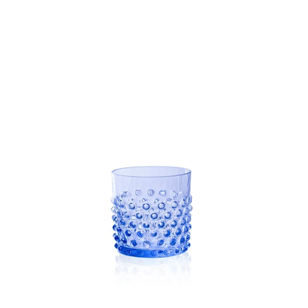 Whiskyglas HOBNAIL von Klimchi im Farbton light blue