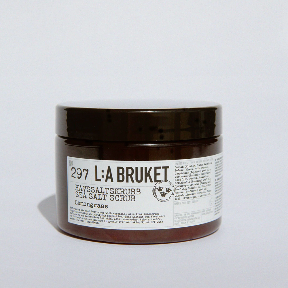 279 Meersalzpeeling mit Lemonengrass Geschmack von L:A Bruket