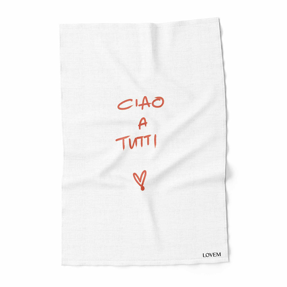 Geschirrtuch LOVEM - CIAO A TUTTI