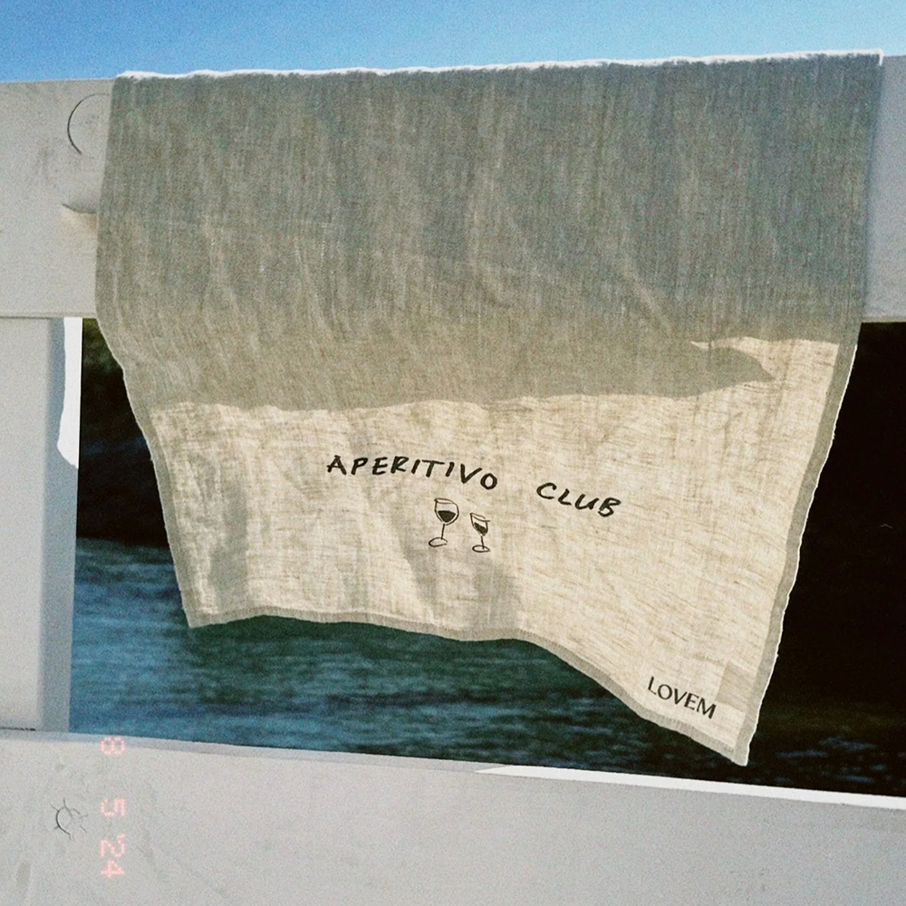 Geschirrtuch LOVEM - APERITIVO CLUB
