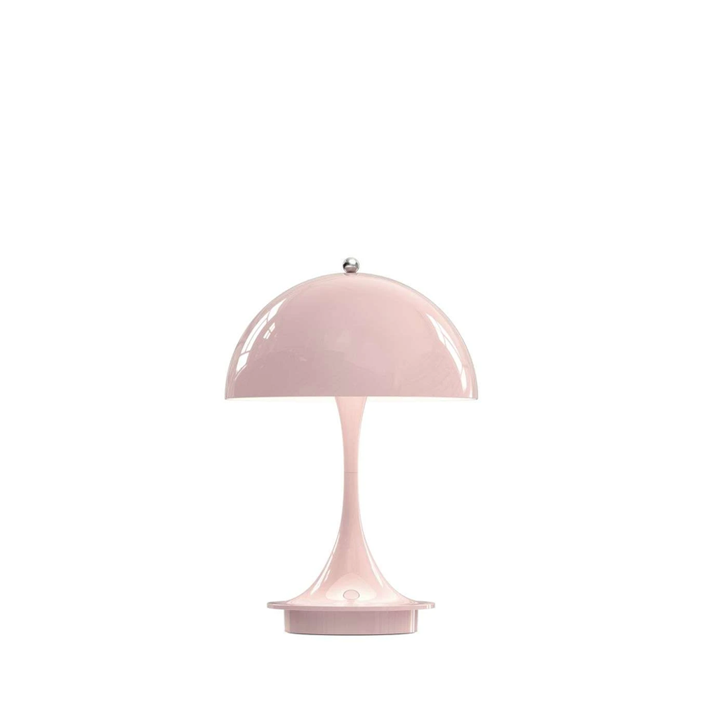 Tischleuchte PANTHELLA Portable im Farbton rosa von Louis Poulsen