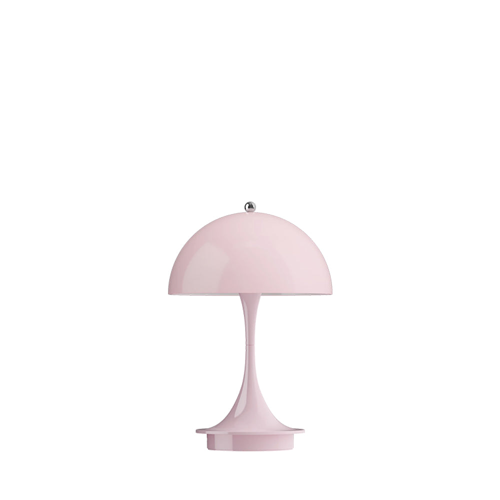 Tischleuchte PANTHELLA Portable im Farbton Opal Rosa von Louis Poulsen