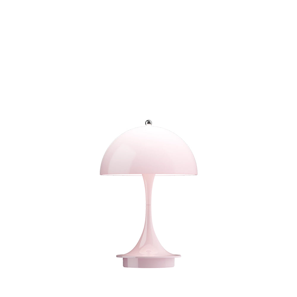 Tischleuchte PANTHELLA Portable im Farbton Opal Rosa von Louis Poulsen