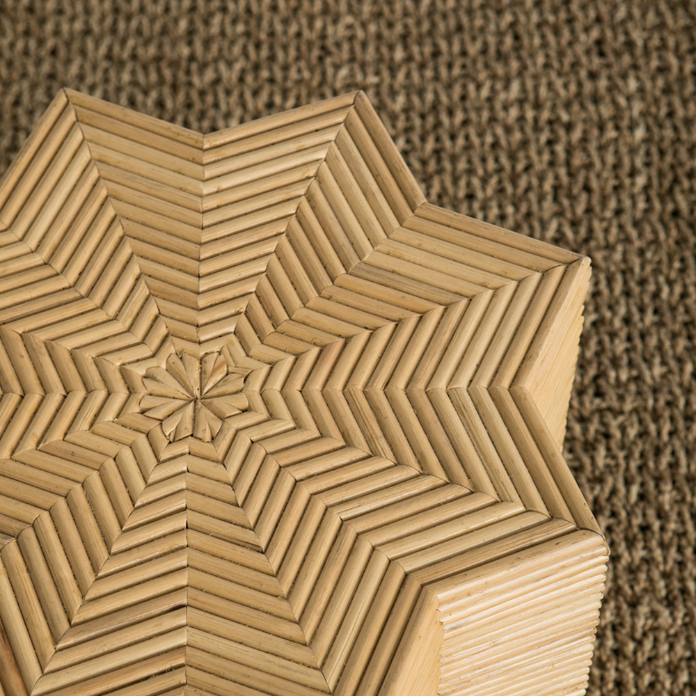 Beistelltisch ATRIA von Mahe Homeware Spanien, Handgefertigt aus Rattan