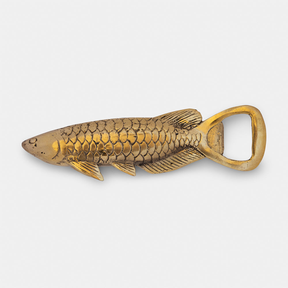 Flaschenöffner aus Messing in Rasbora Fisch Form von Mahe Homeware