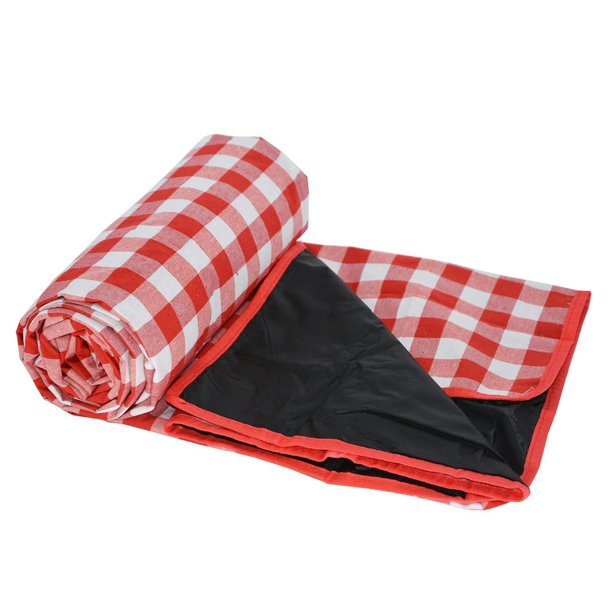 Picknickdecke VICHY - rot / weiss