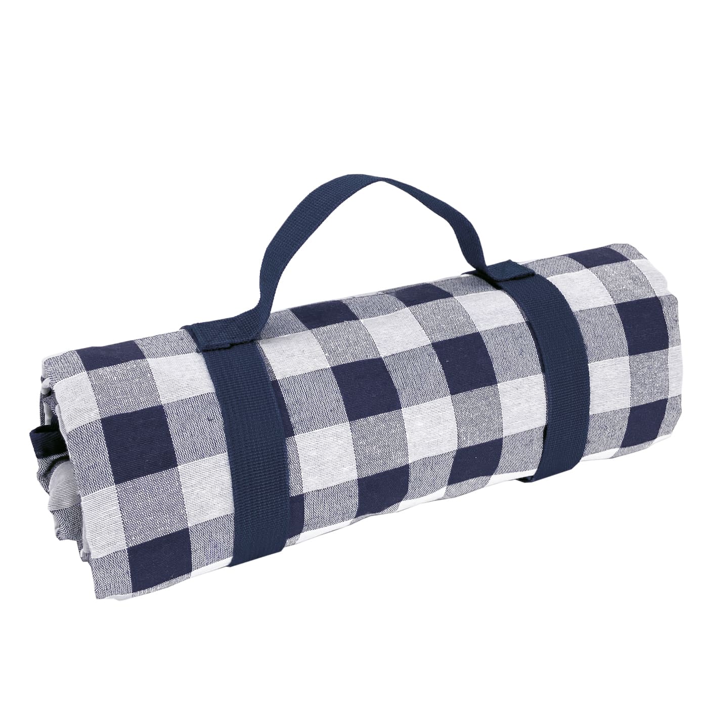 Picknickdecke VICHY - blau / weiss
