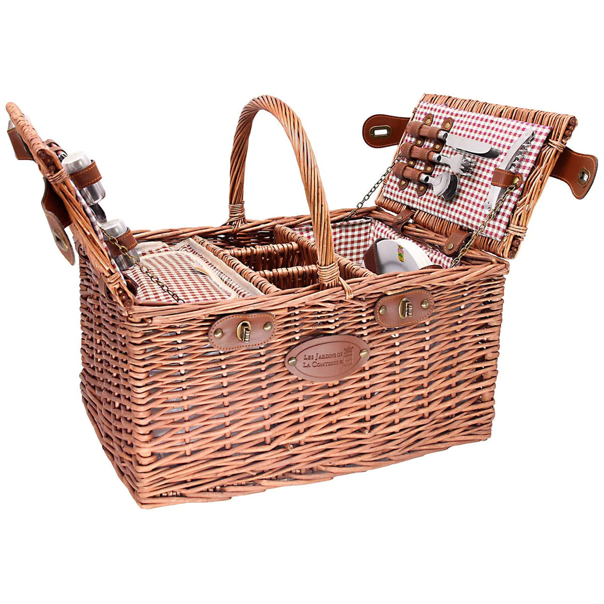 Picknickkorb SAINT-GERMAIN - Vichy rot