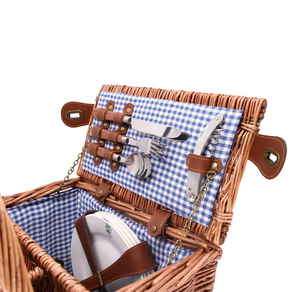 Picknickkorb SAINT-GERMAIN - Vichy blau