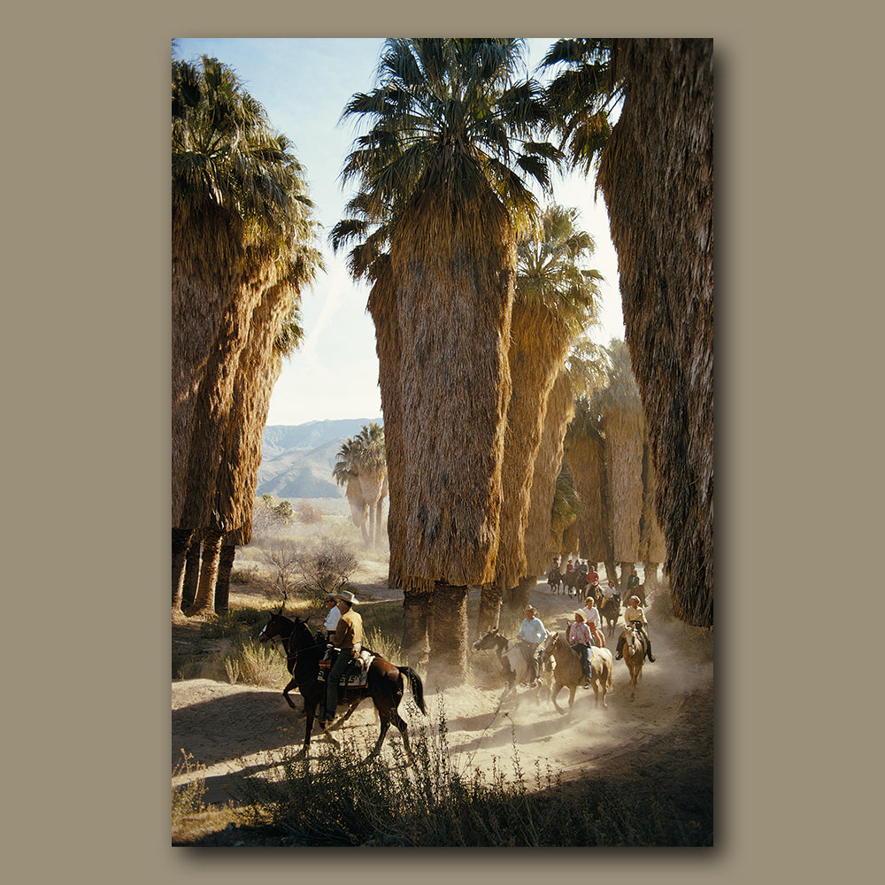 Wandbild Palm Springs Riders aus Acrylglas, Fotograf Slim Aarons
