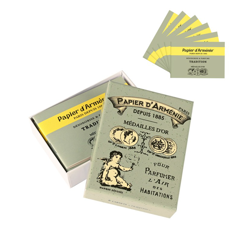 Raumduft 6er Pack Papier d’Arménie mit Duftnote Tradition