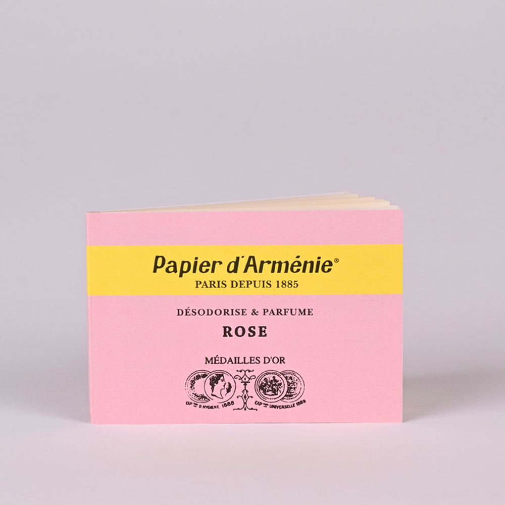 Raumduft 6er Pack Papier d’Arménie mit Duftnote Rose