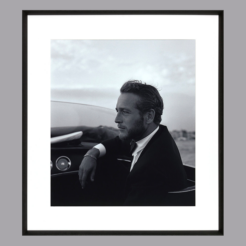 Framed Photograph - Paul Newman Venice 1963