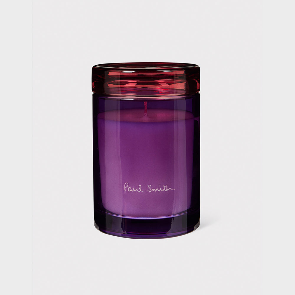 Duftkerze mit der Duftnote Jasmin von Paul Smith im Farbton Violett und Rosa