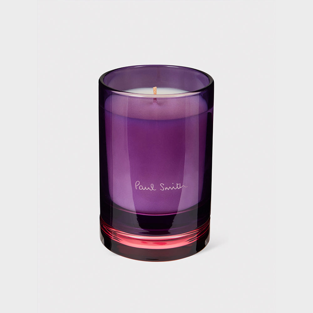 Duftkerze mit der Duftnote Jasmin von Paul Smith im Farbton Violett und Rosa