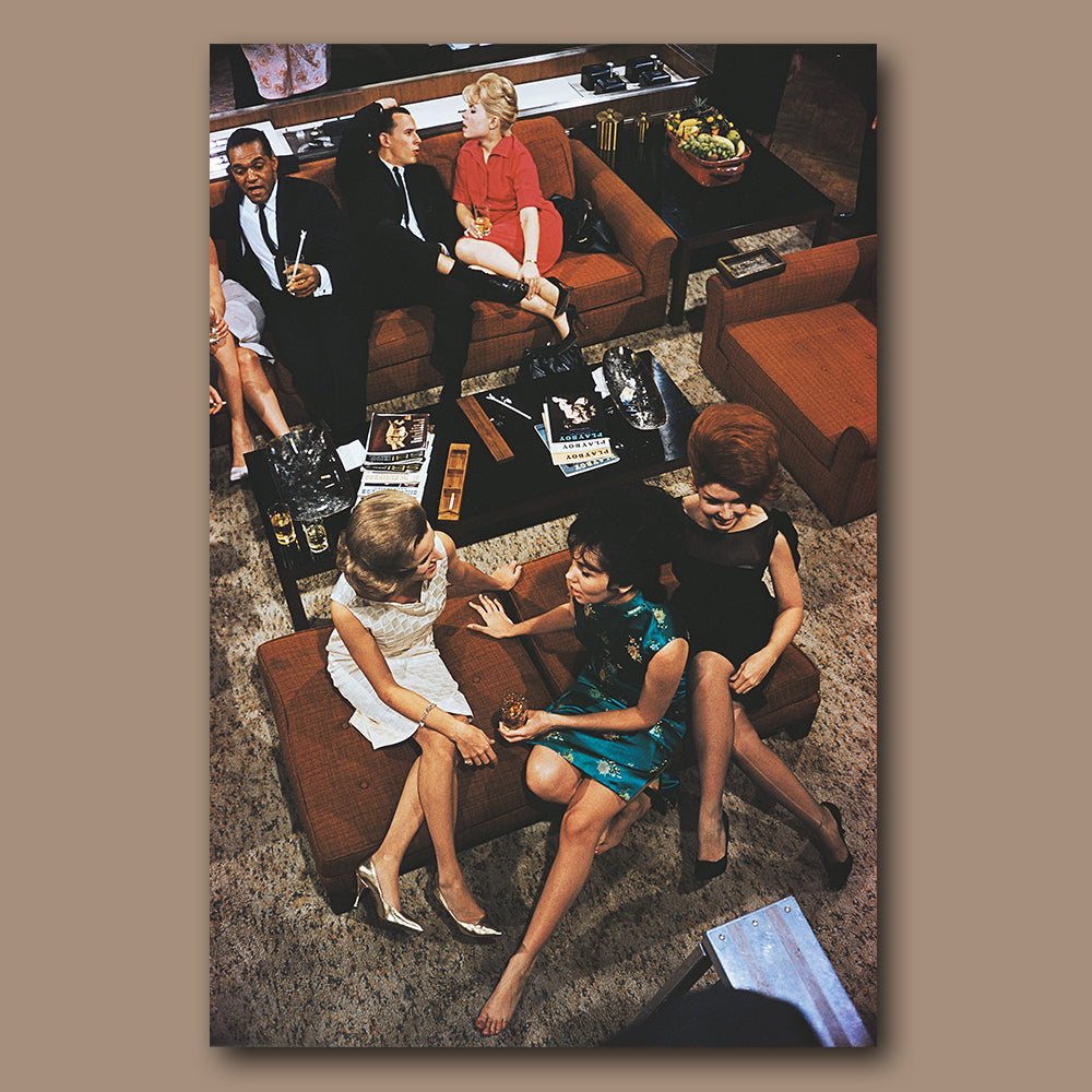 Wandbild Playboy Party aus Acrylglas , Fotograf: Slim Aarons