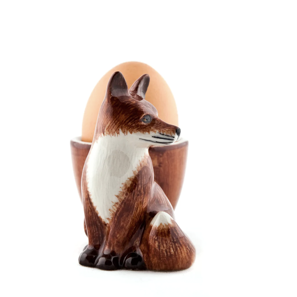 Eierbecher aus Keramik von Quail Ceramics, Fuchs