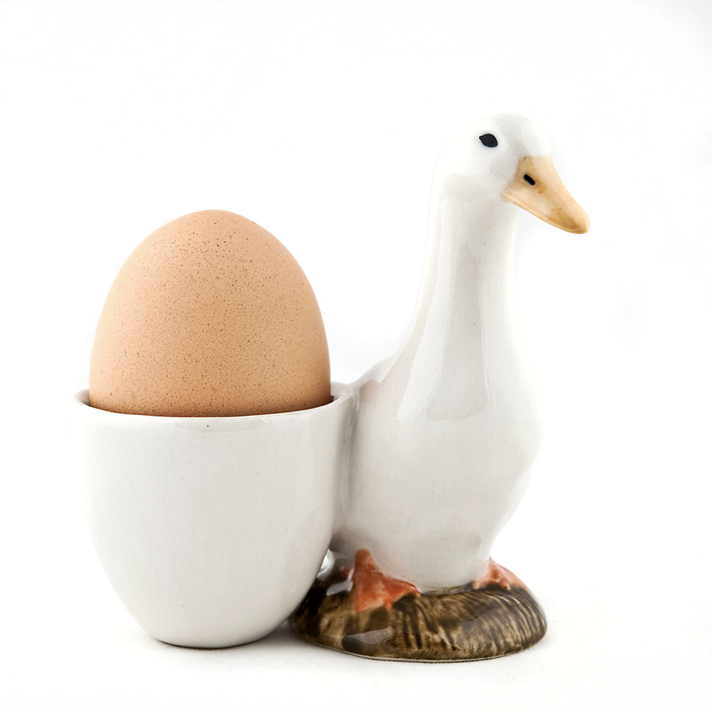 Eierbecher aus Keramik von Quail Ceramics, Gans