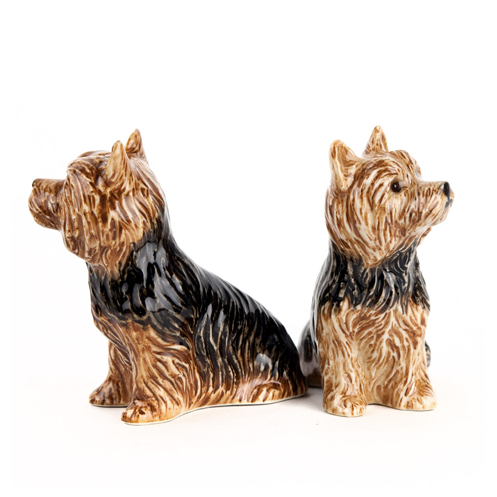 Salz- & Pfefferstreuer Set von Quail Ceramics, Yorkshire Terrier