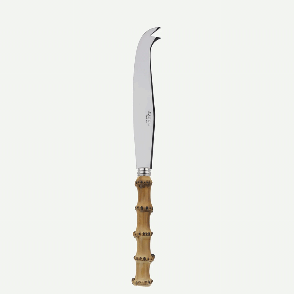 Käsemesser PANDA mit hellem Bambusgriff von Sabre Paris
