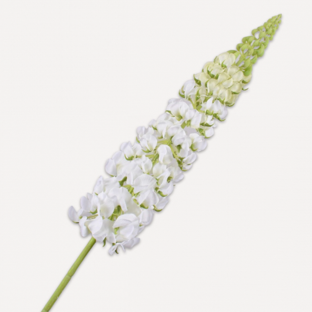 Kunstblume Lupinus im farbton Weiss von Silk-ka