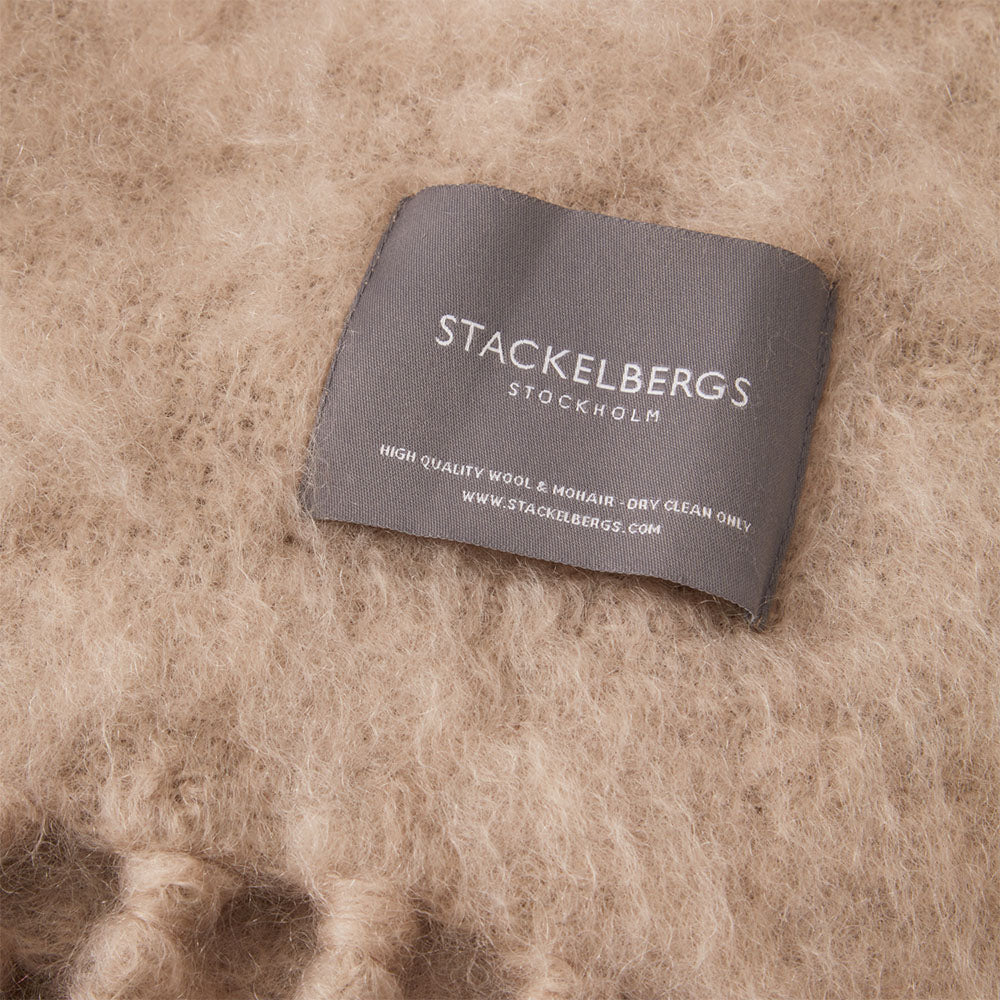 Decke aus Mohair von Stackelbergs im Farbton beige