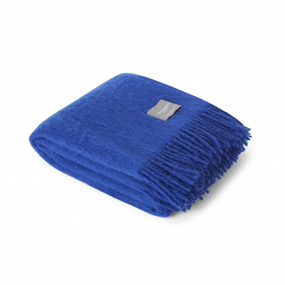 Decke von Stackelbergs im Farbton Indigo Blau