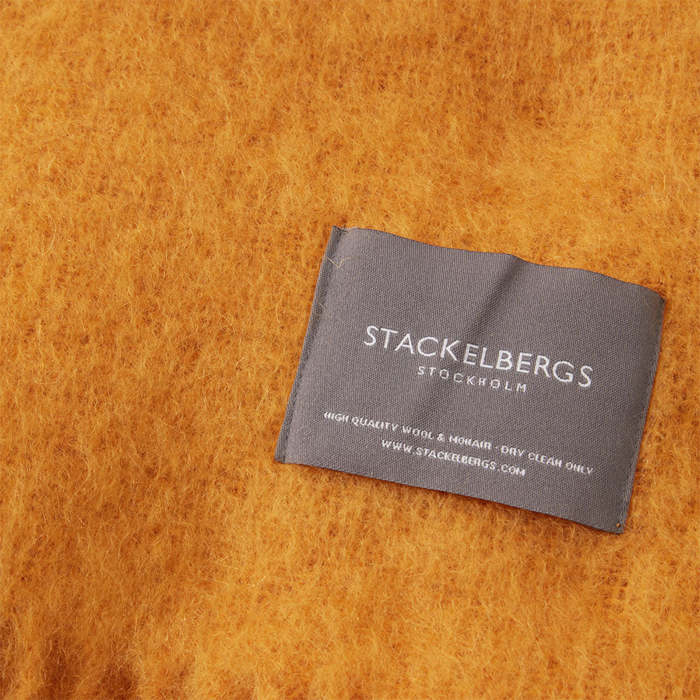 Decke aus Mohair von Stackelbergs im Farbton gelb