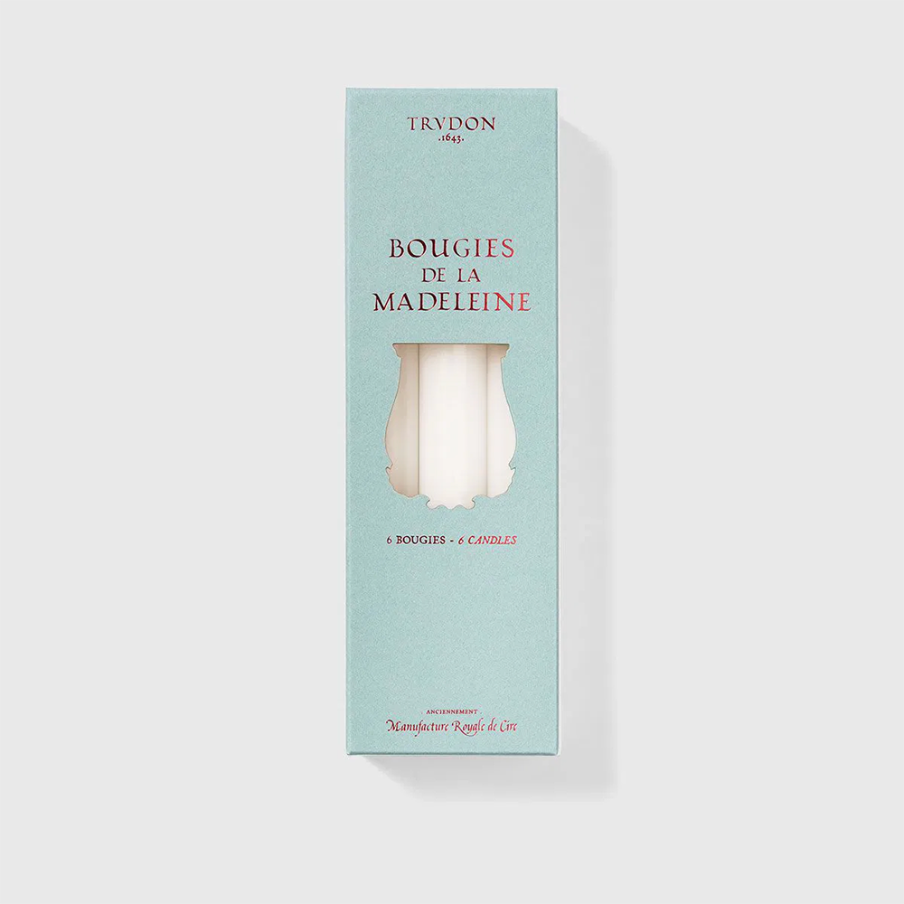 Stabkerzen MADELEINE 6 Stk im Farbton weiss von Trudon
