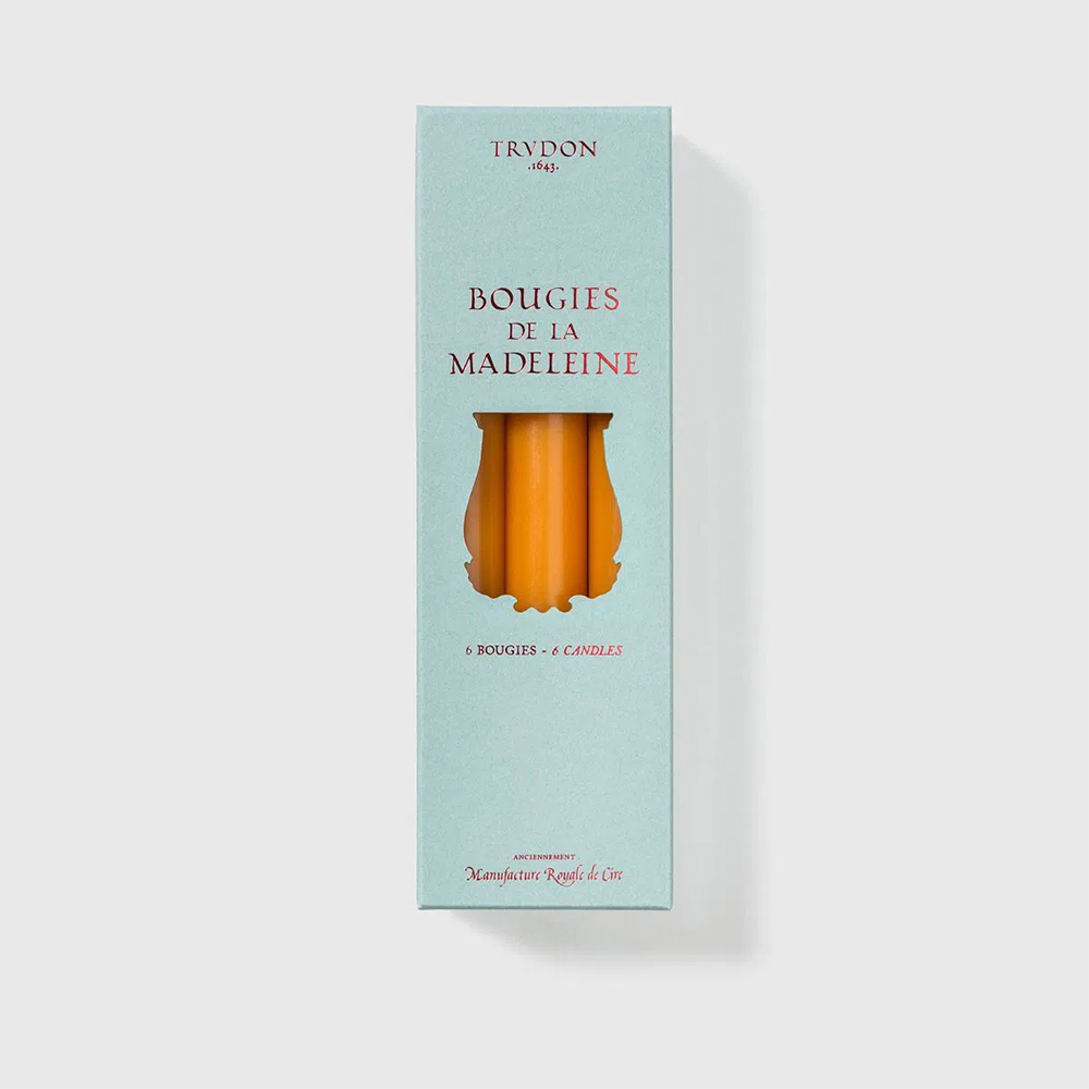 Stabkerzen MADELEINE 6 Stk im Farbton orange von Trudon