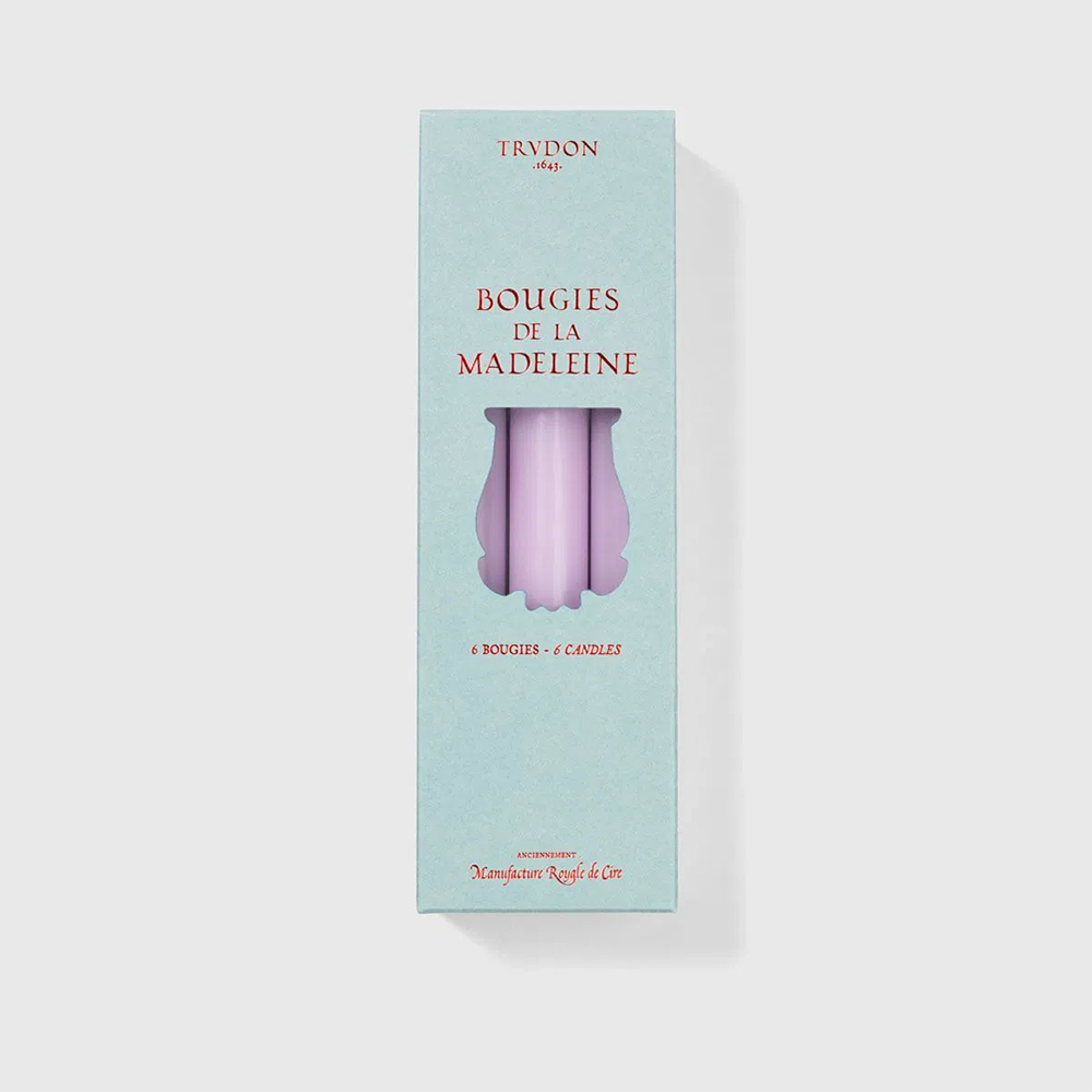 Stabkerzen MADELEINE 6 Stk im Farbton lilac von Trudon