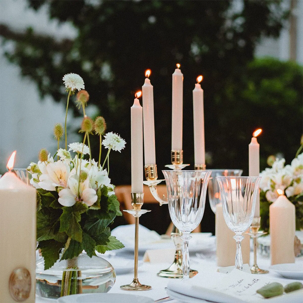 Stabkerzen MADELEINE 6 Stk - fuchsia