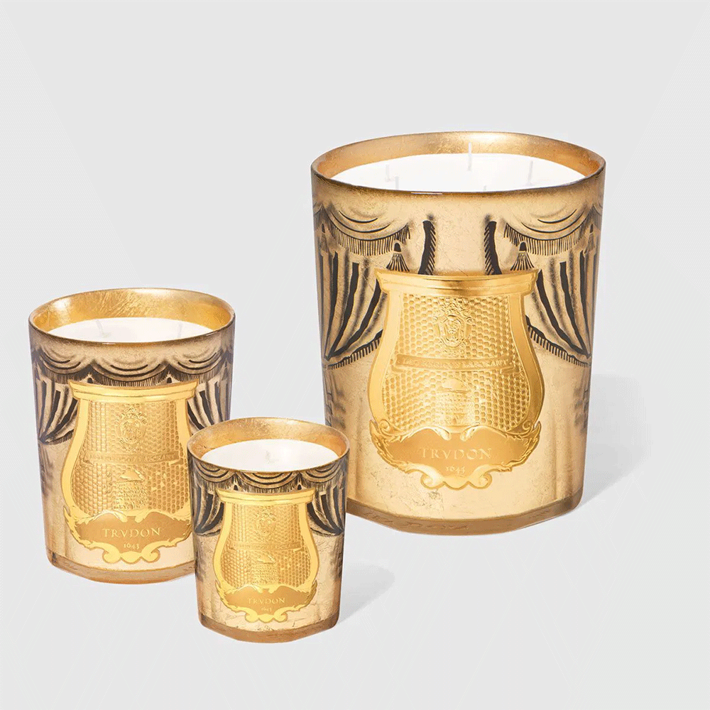 Duftkerze SERDAR - Arosa Intermède_Weihnachtsduft 2024 von Trudon im Farbton Gold