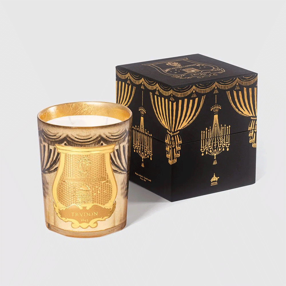 Duftkerze SERDAR - Arosa Intermède_Weihnachtsduft 2024 von Trudon im Farbton Gold