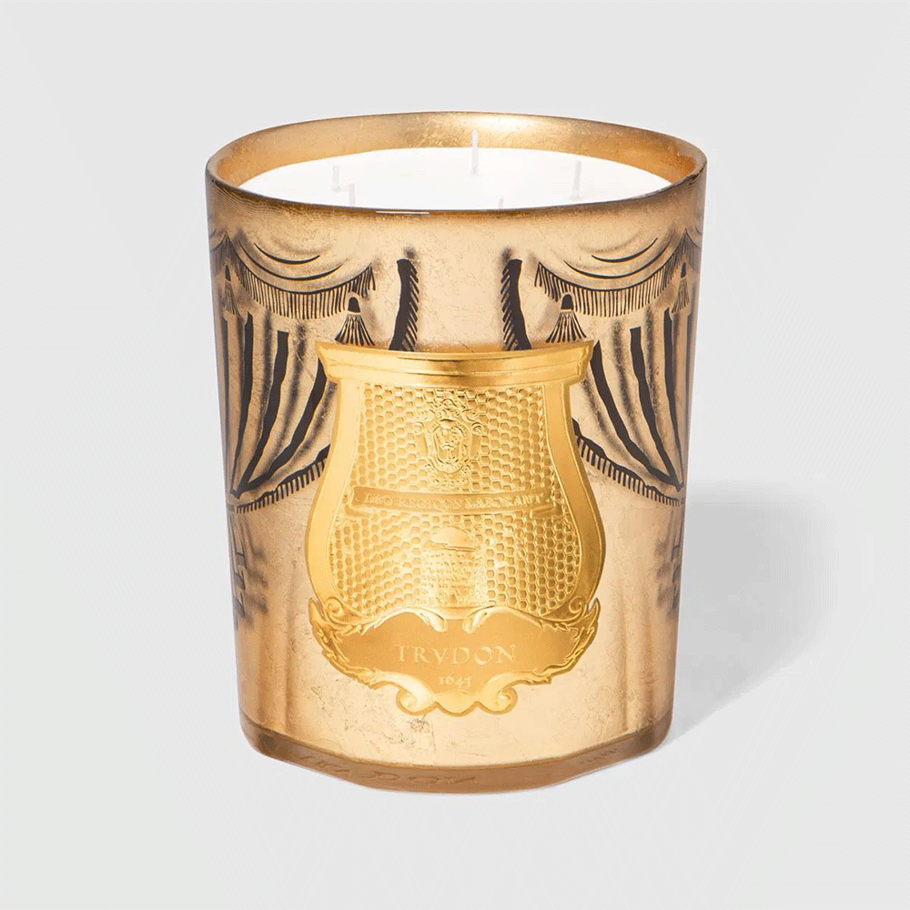 Duftkerze SERDAR - Arosa Grande_Weihnachtsduft 2024 von Trudon im Farbton Gold